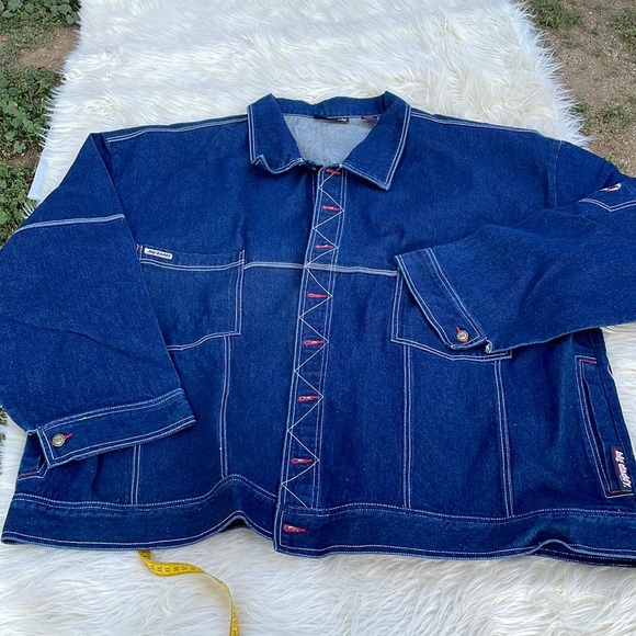 Big Daddy Jeans Jacket Blue Size 6XL - Picture 1 of 7